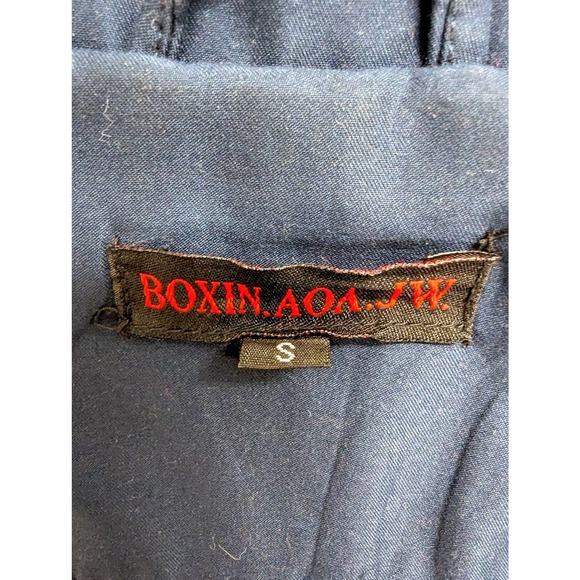 Men's Navy Blue Jacket Windbreaker by Boxin.Aoa.Jw Size S - Picture 11 of 15